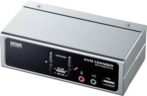 Jp サンワサプライ Usb・ps2コンソール両対応パソコン自動切替器21 Sw Kvm2hvcn パソコン