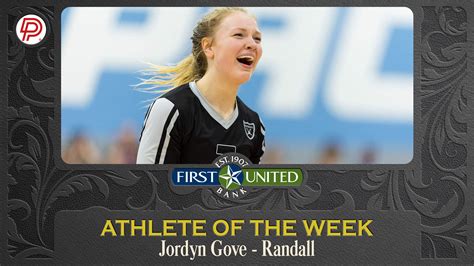 Girls Athlete Of The Week Jordyn Gove Randall Press Pass Sports