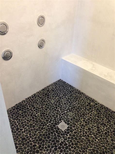 How To Install A Pebble Tile Shower Floor - Shower Ideas