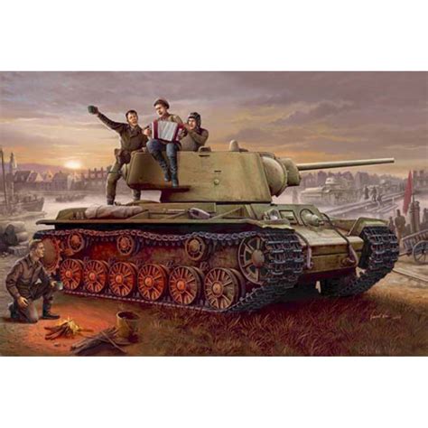 Russia KV 1 Model 1942 Lightweight Cast Tank 1 35 Trumpeter 00360