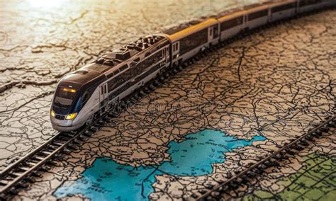 train model  map rail transportation  train journey increase