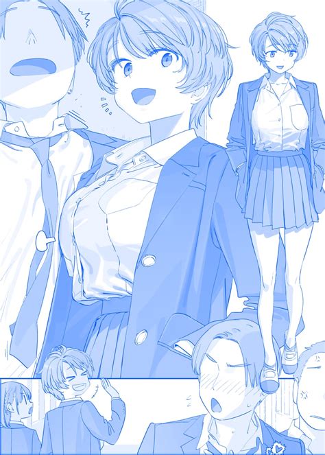 Ai Chan And Volley Bu Chan Getsuyoubi No Tawawa Drawn By Himura