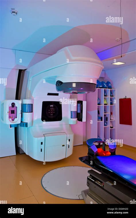 Linear Particle Accelerator In A Radiotherapy Practice Germany Stock