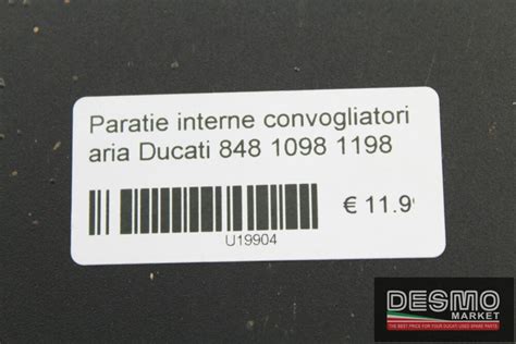 Paratie Interne Convogliatori Aria Ducati Desmo Market