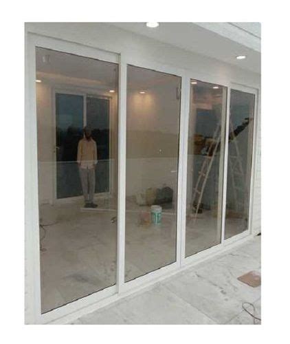 Heavy Duty Polished Finish Corrosion Resistant Aluminium Sliding Door