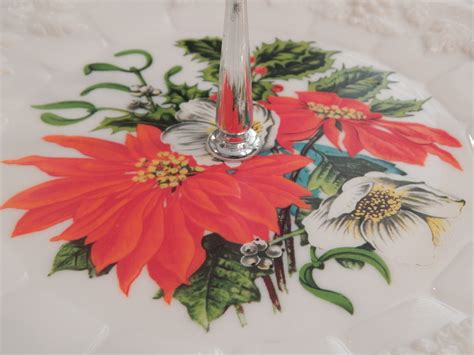 Christmas In July Westmoreland Milk Glass Tidbit Tray Collectors Weekly