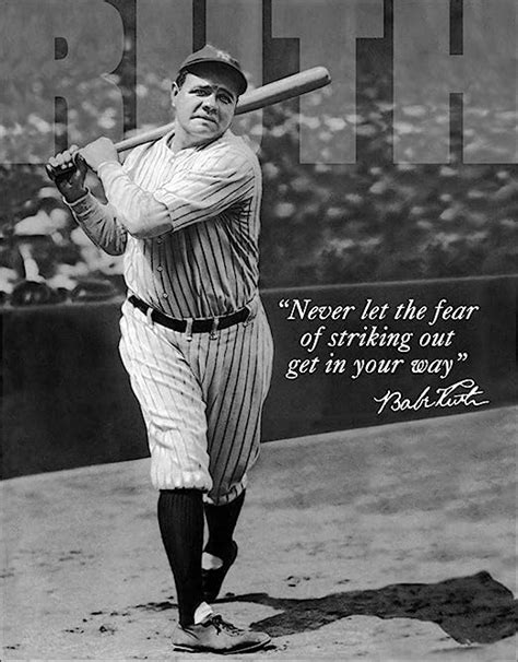 Amazon Desperate Enterprises Babe Ruth No Fear Tin Sign