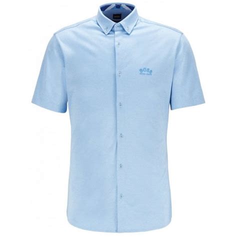 Hugo Boss Mens Bright Blue Biadia R Shirt