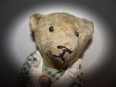 Adorable Antique Mohair Jointed Teddy Bear With Glass Eyes 22 Tall Teddy Bear Teddy Mohair