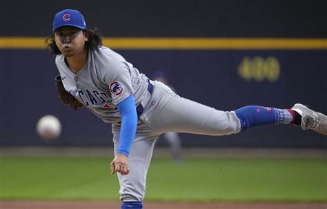 cubs shota imanaga  major timeline  return athlon sports