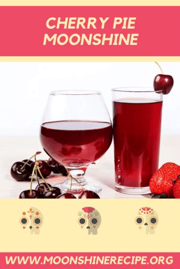 Cherry Pie Moonshine Cocktail Drink Recipe