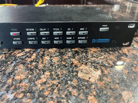 Vintage Alesis Quadraverb K Bandwidth Simultaneous Digital Effects