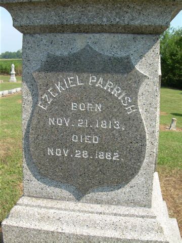 Ezekiel Parrish Memorial Find A Grave