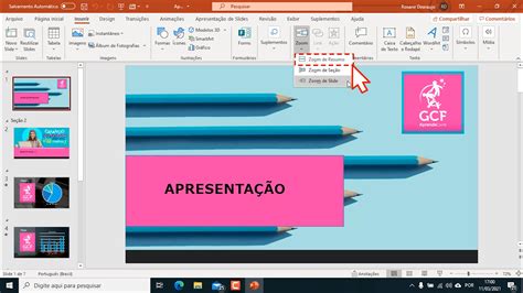 PowerPoint 2019 Como criar um slide de índice no PowerPoint 2019