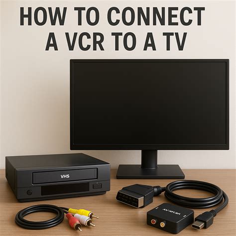 how to connect vhs player to tv