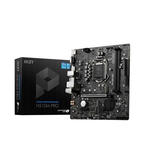 Msi H510m Pro Motherboard Black Techinn