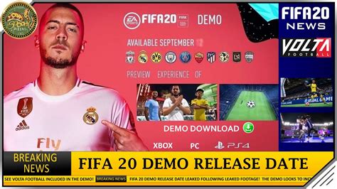 FIFA 20 DEMO RELEASE DATE VOLTA YouTube