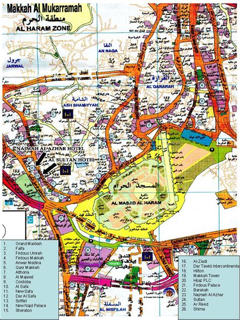 15 - Peta Ringkas Kota Mekah - Nota myMuttawiff.
