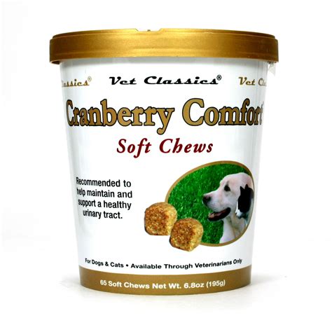 Vet Classics Cranberry Comfort Soft Chews, 65 ct - The Cheerful Vet