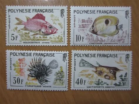 BEAUX TIMBRES DE Polynesie Francaise N 18 21 Neufs Avec Charnieres