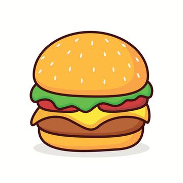 Cheeseburger Cute Burger Clipart Clipartfest Jpeg Clipart Library