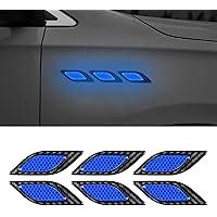 Amazon SUNBREATH 6PCS Car Fender Hood Bumper Reflective Decal