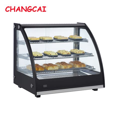 Cc 130L 2 Commercial Electric Glass Hot Food Warmer Display Showcase Food Cabinet Warmer