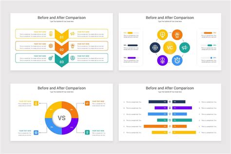 Before And After Comparison Google Slides Template Oleh Limo Des Di