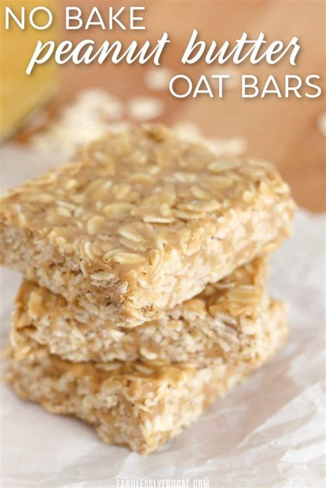 No Bake Healthy Oatmeal Bars Health Meal Prep Ideas