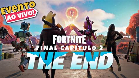 FORTNITE EVENTO AO VIVO FINAL CAPITULO 2 E DEPOIS DEAD BY DAYLIGHT