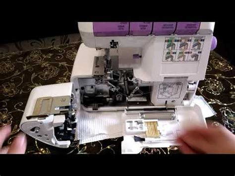 Оверлок Комфорт 888 / Comfort model 888 / Обзор - YouTube