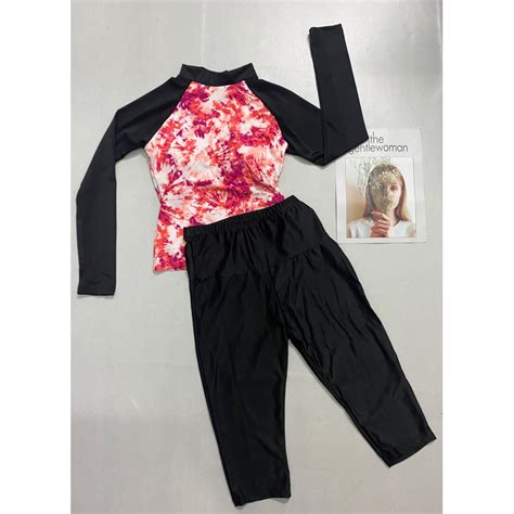 Sét đồ bơi nữ kín đáo tay dài phối quần lửng đủ màu đi bơi đi biển đẹp BIKINI SG Shopee Việt Nam