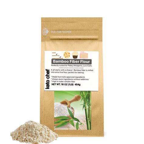 Bamboo Fiber Flour Keto Baking Paleo Gluten-free Low - Etsy