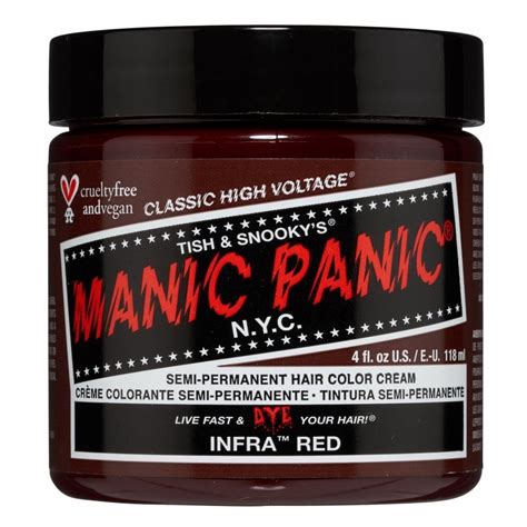 Manic Panic High Voltage Classic Hair Colour 118ml Infra Red Dennis Williams From Uk