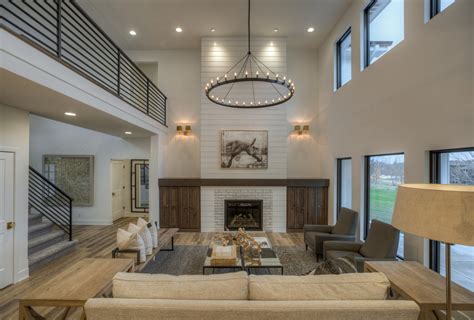 Client Project Farmhouse Living Room Omaha By Lee Douglas