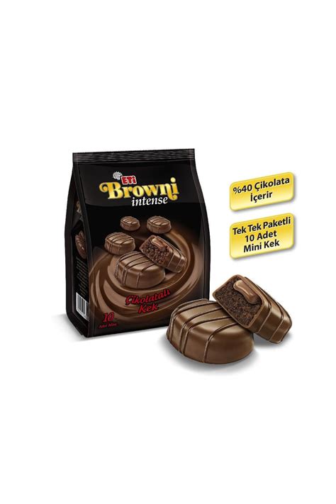 Eti Browni intense Çikolatalı Kek 160 Gr x 12 Adet Marketpaketi