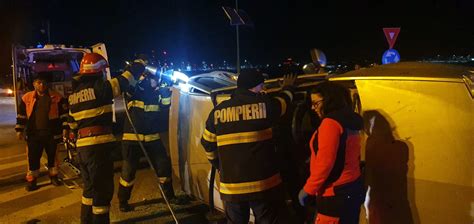 Accident grav în Năvodari în urmă cu puţin timp O maşină s a