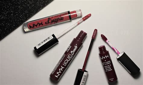 Review Lingerie Liquid Lipstick Exotic Nyx Cosmetics Swatches
