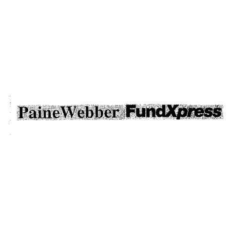 painewebber fundxpress trademark serial number  justia