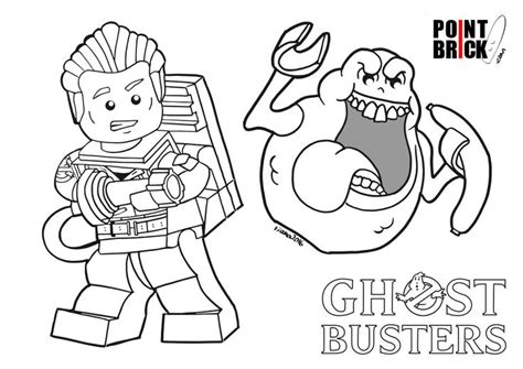 Disegni Da Colorare Lego Ghostbusters E Wall E Lego Coloring Pages