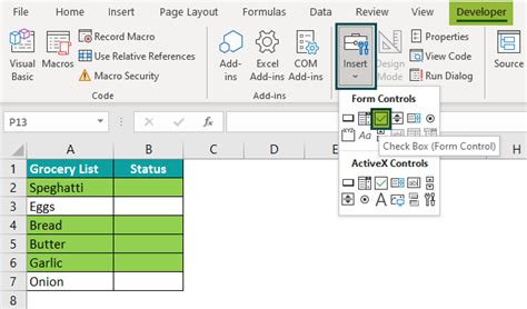 Checklist in Excel - How to Make/Create? (Step by Step Examples)