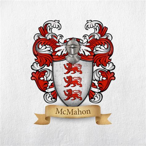 Mcmahon Family Crest Print - Etsy