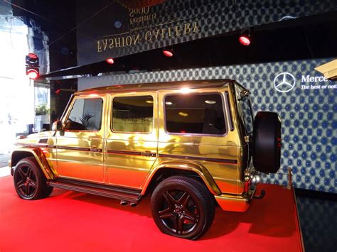 Mercedes Benz G Class In Gold Benztuning