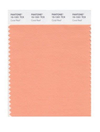 Pantone Smart 15 1331 Tcx Color Swatch Card Coral Reef Pantone