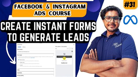 How To Create Facebook INSTANT FORMS To Generate Leads - YouTube 