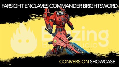 Farsight Enclaves Commander Brightsword Warhammer 40k Tau