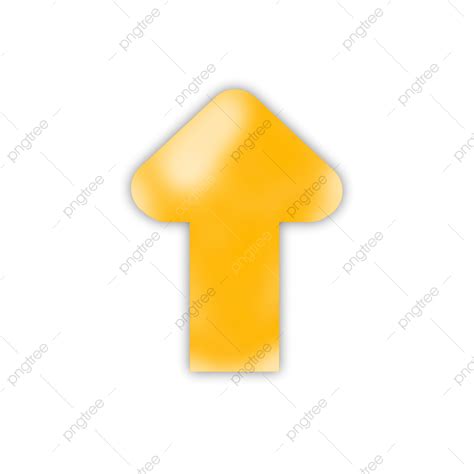 Upward Arrow White Transparent Golden Upwards Arrow Png Symbol