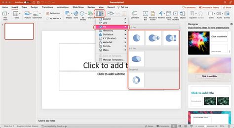 How To Create A Pie Chart In Powerpoint With Screenshots