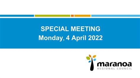 Maranoa Regional Council Special Meeting April Youtube