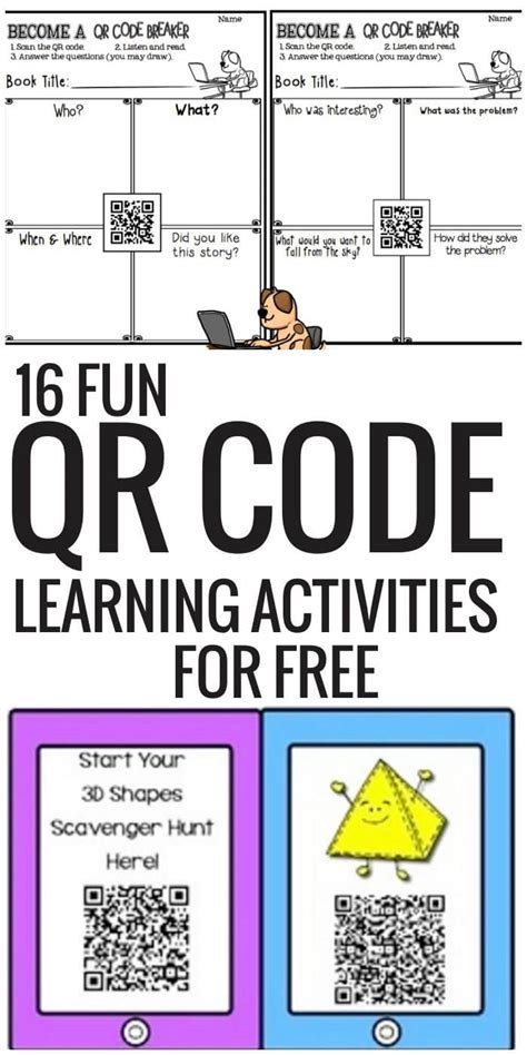 16 Fun Qr Code Learning Activities For Free Teach Junkie